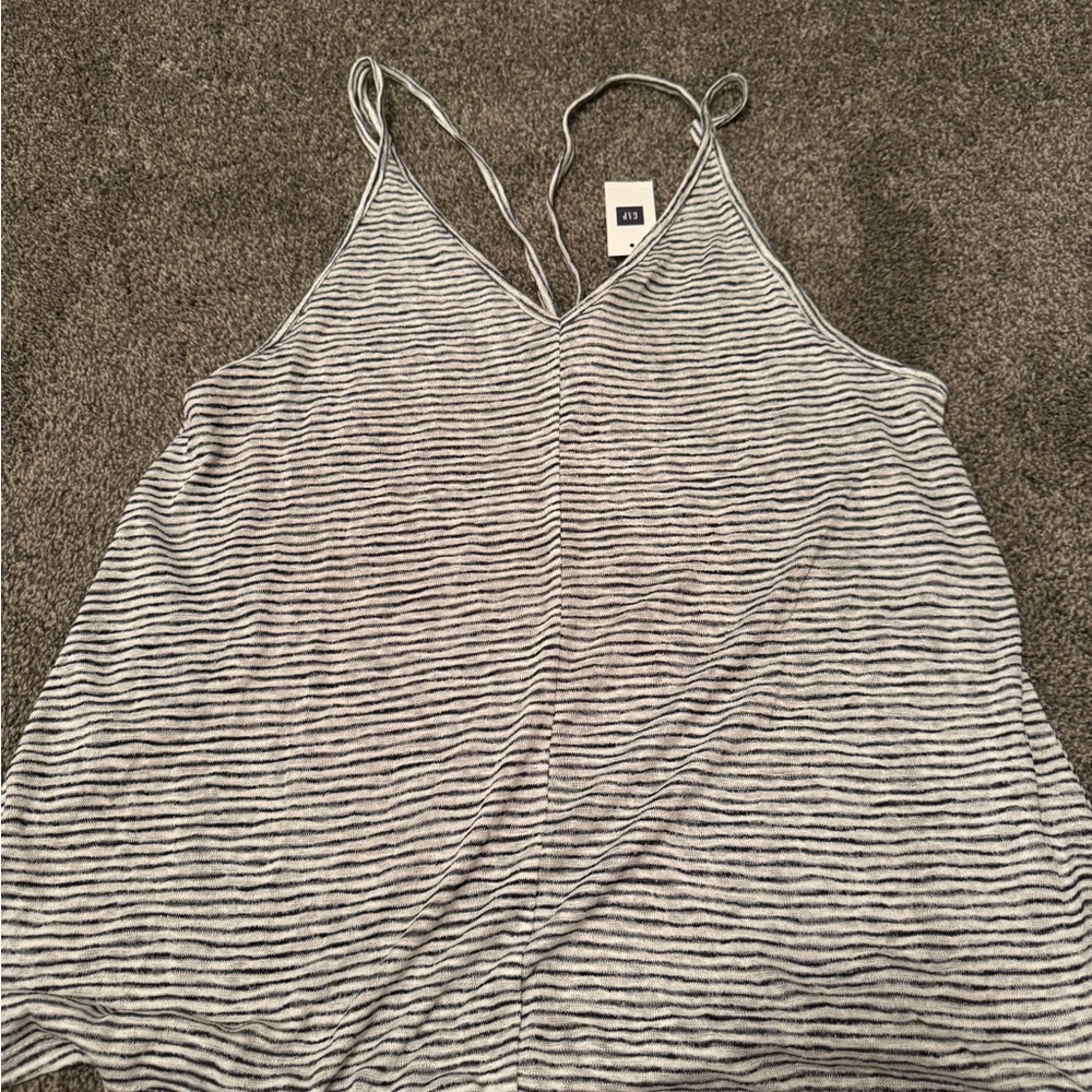 GAP Gray Relaxed Backless Camisole